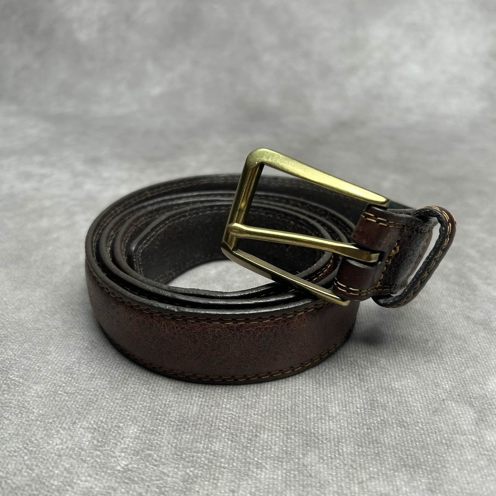 Belt, Orvis Leather 2MFR Brown Size 40